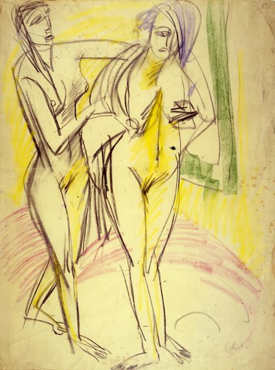 Después del baño de Ernst Ludwig Kirchner